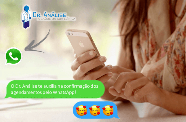 Mensagens pelo WhatsApp no Dr. Análise